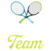 Tennis team tennis racket