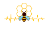 Bee heartbeat beekeeper gift
