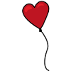 Heart balloon