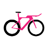 Triathlon bike time trial bike Tribike pink