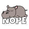Nope hippo hippo