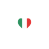 Italy heart flag