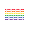 LGBT Rainbow Waives