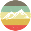 Mountains hiking climbers heartbeat climbing