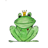 Frosch mit Krone I Froschkönig