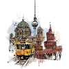 Berliner U-Bahn Collage