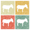 retro donkey