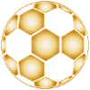 gold-plated football pattern