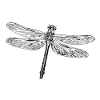 Flying dragonfly