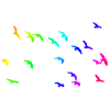 Flock of birds