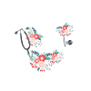 Nurse life hospital flower