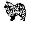 Samoyède est ma maison