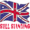 Drapeau anglais déchiré