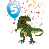 Dino Party Balloon 5