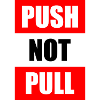 Push not pull