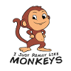 J’aime les singes vraiment mignons
