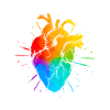 LGBT Rainbow Heart