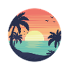 Sunset at the beach