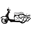 Zündapp scooter abstract