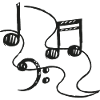 Music note icon