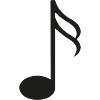 Music note icon