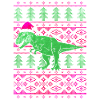 Funny Santa T-Rex