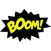 Speech bubble boom