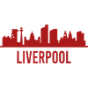 Liverpool silhouette England UK