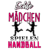 Echte Mädchen spielen Handball
