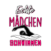 Echte Mädchen schwimmen