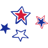 USA star sky