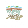 Flat earth turtle elephant