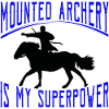 Mounted Archery Superpower - black