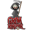 Cartoon grim reaper