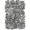 Paisley doodle black
