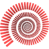 Spiral abstrakt kunst mønster tegn uendelig