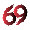 69 symbol number sixty nine