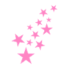 Star asterisk pattern icon pink