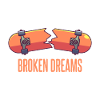 Broken Dreams, Skateboard Skater Gift