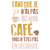 tee shirt humour café