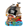 Pirat med blekksprut som piratkostyme