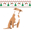 christmas dog boxer christmas