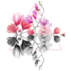 Fleurs Design Motif Géométrique