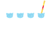 Water glass optimist / pessimist / realist / oboist