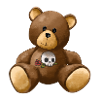 Cute cartoon teddy