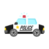 Police Car With Siren