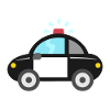 Süßes Polizeiauto
