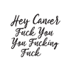 Hey Cancer, Fuck You
