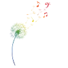 Rainbow dandelion dandelion sheet music