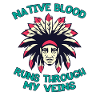 Native Blood Through Veins Indiana Indians